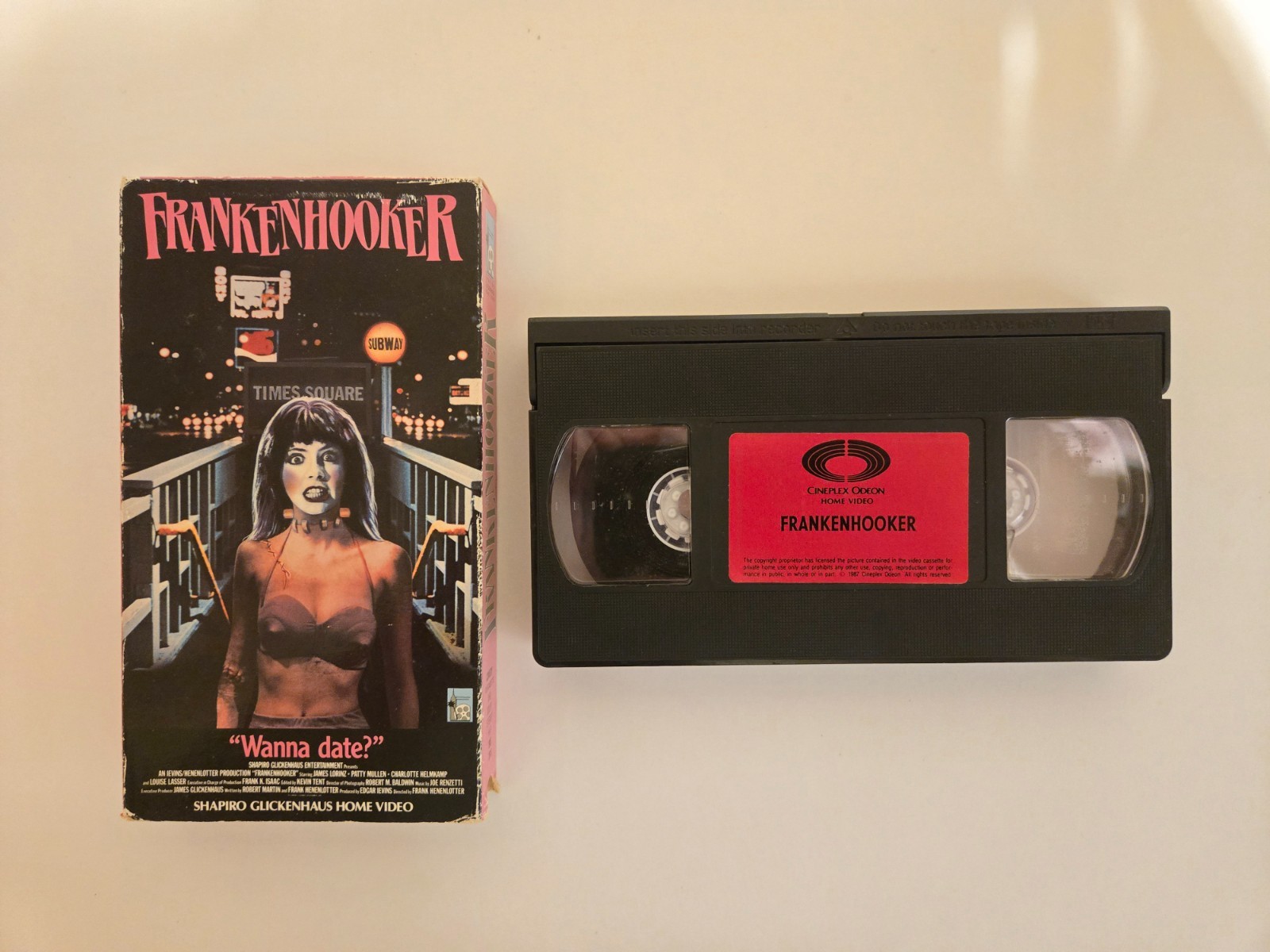 Frankenhooker VHS Tape 1990 RARE Plays Great Patty Mullen Cult Horror Comedy Frankenhooker VHS Tape 1990 RARE Plays Great Patty Mullen Cult Horror Comedy
