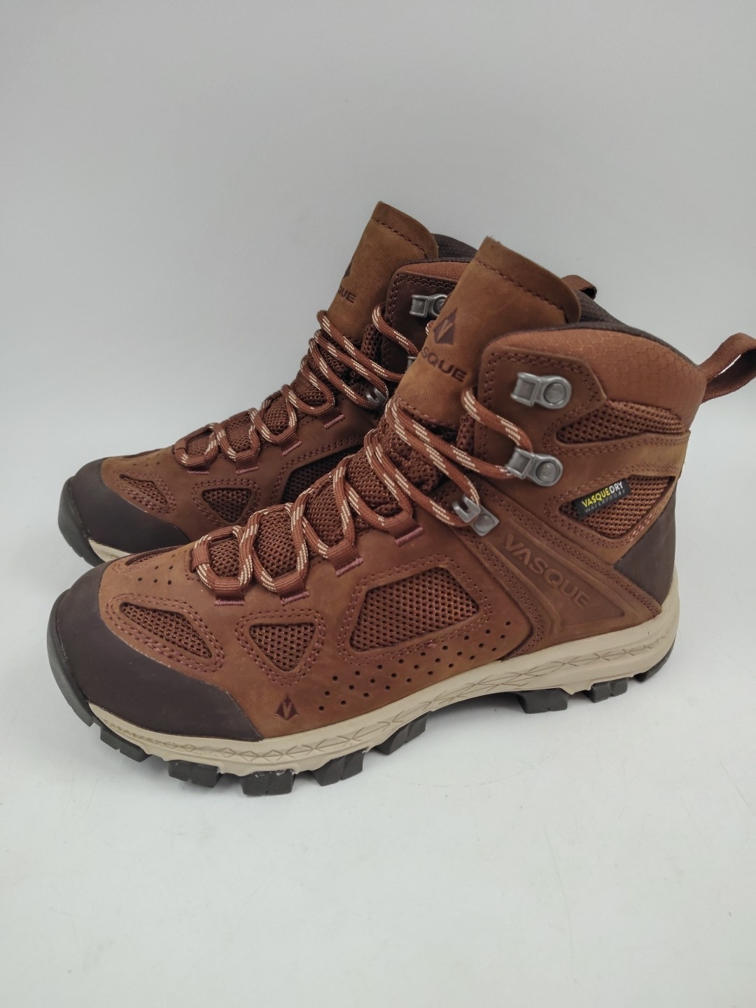 Women\'s Vasque Breeze 7755 Hiking Boots Cappuccino Vasque Dry Waterproof Sz 7 M Women\'s Vasque Breeze 7755 Hiking Boots Cappuccino Vasque Dry Waterproof Sz 7 M