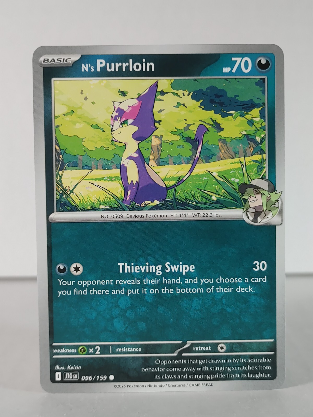 N\'s Purrloin - Journey Together - POKEMON - 096/159 - singles N\'s Purrloin - Journey Together - POKEMON - 096/159 - singles