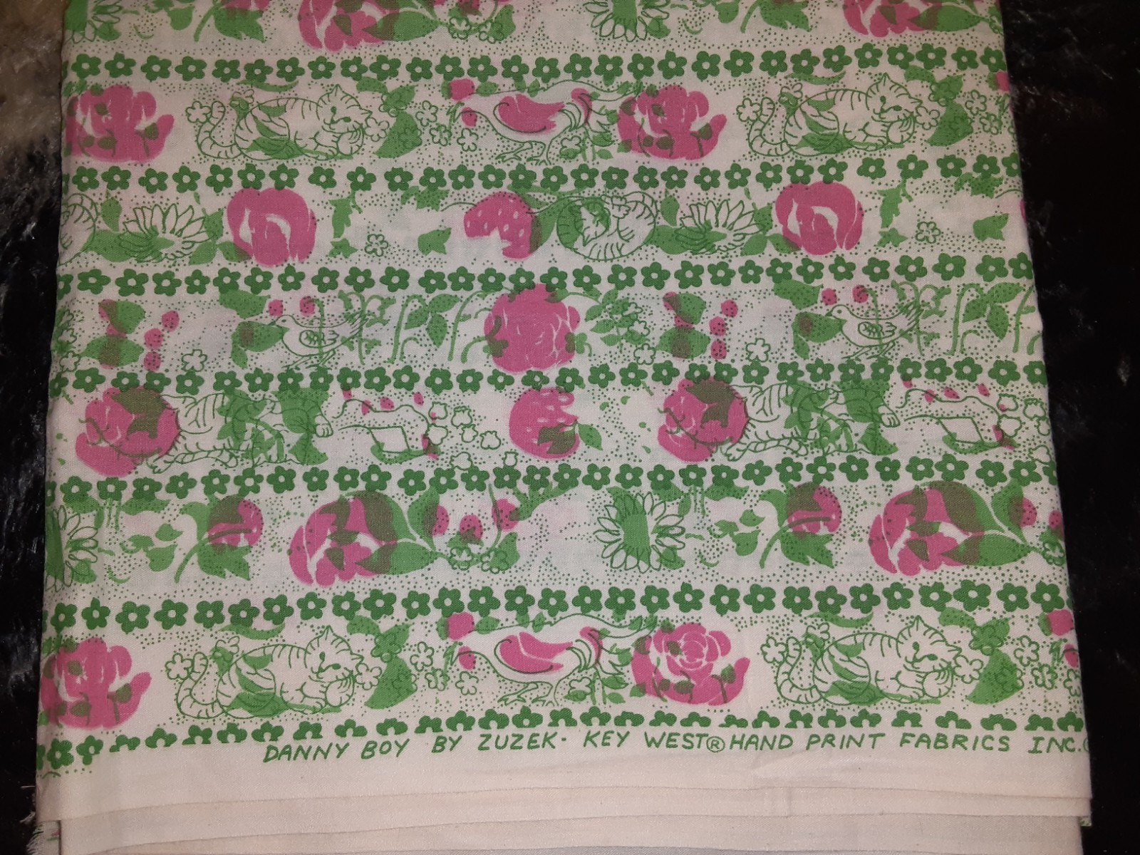 Vintage Lilly Pulitzer fabric Danny Boy by Zuzek Key West Vintage Lilly Pulitzer fabric Danny Boy by Zuzek Key West