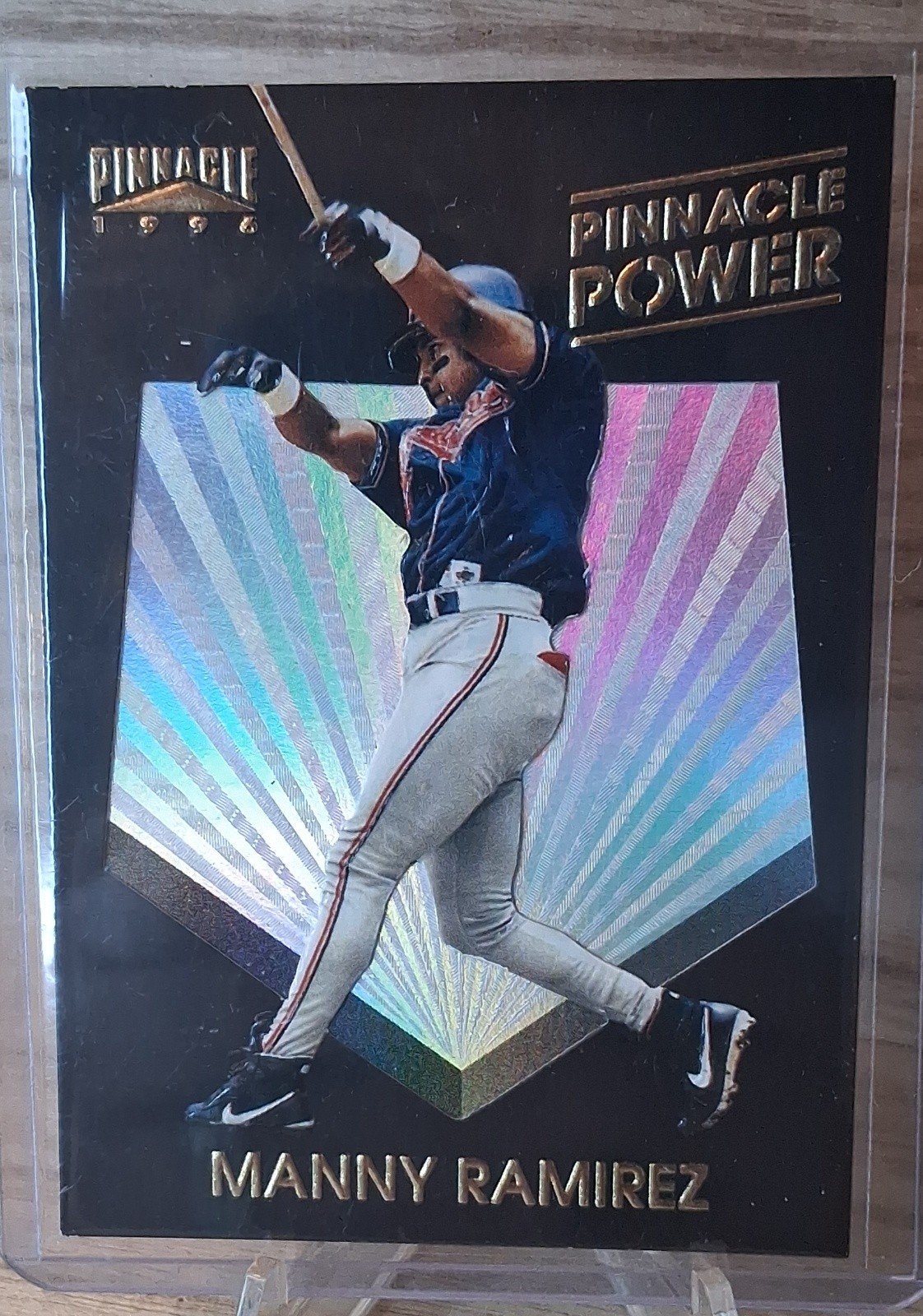 1996 Pinnacle - Pinnacle Power Manny Ramirez #16