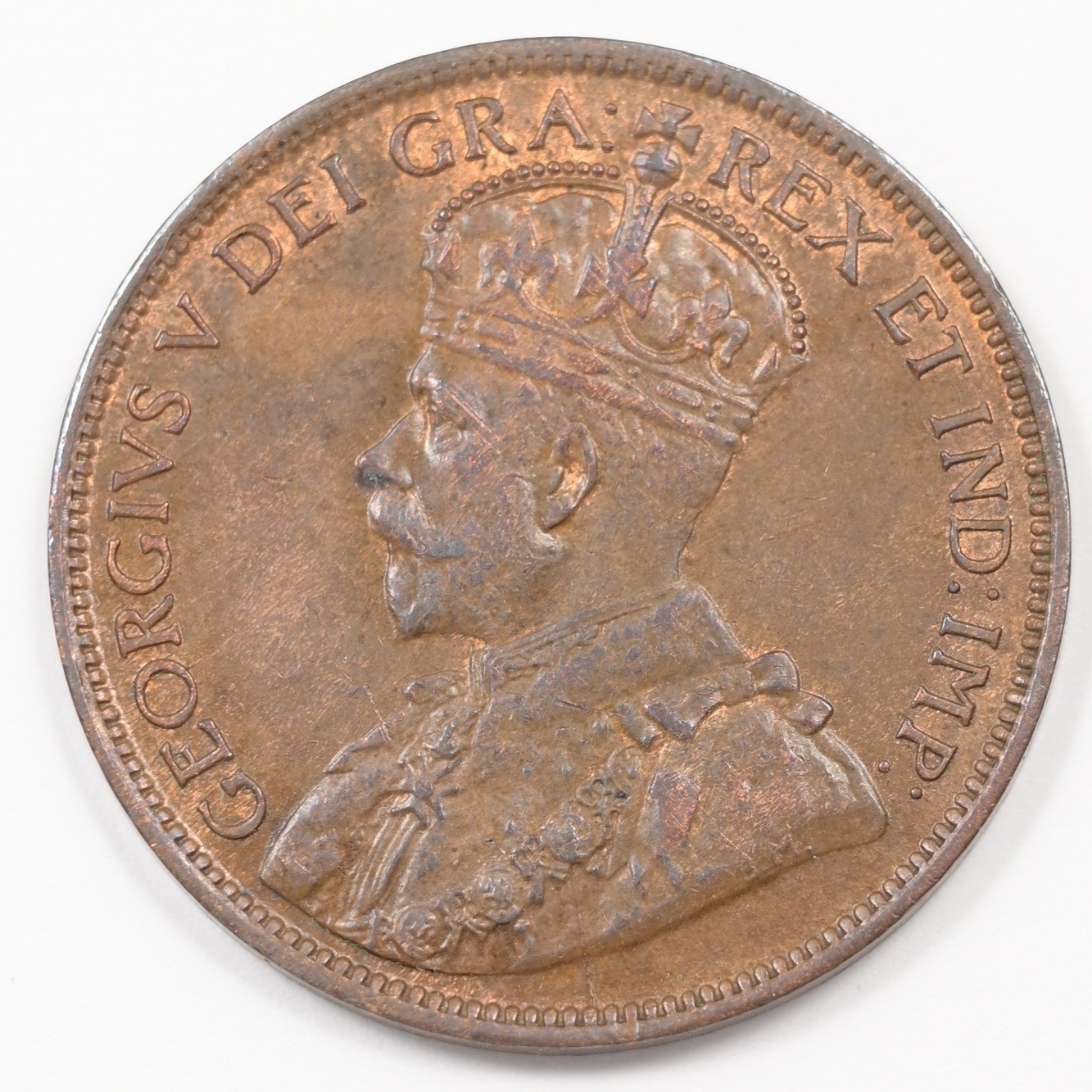 Canada 1917 George V Large Cent P904002 Canada 1917 George V Large Cent P904002