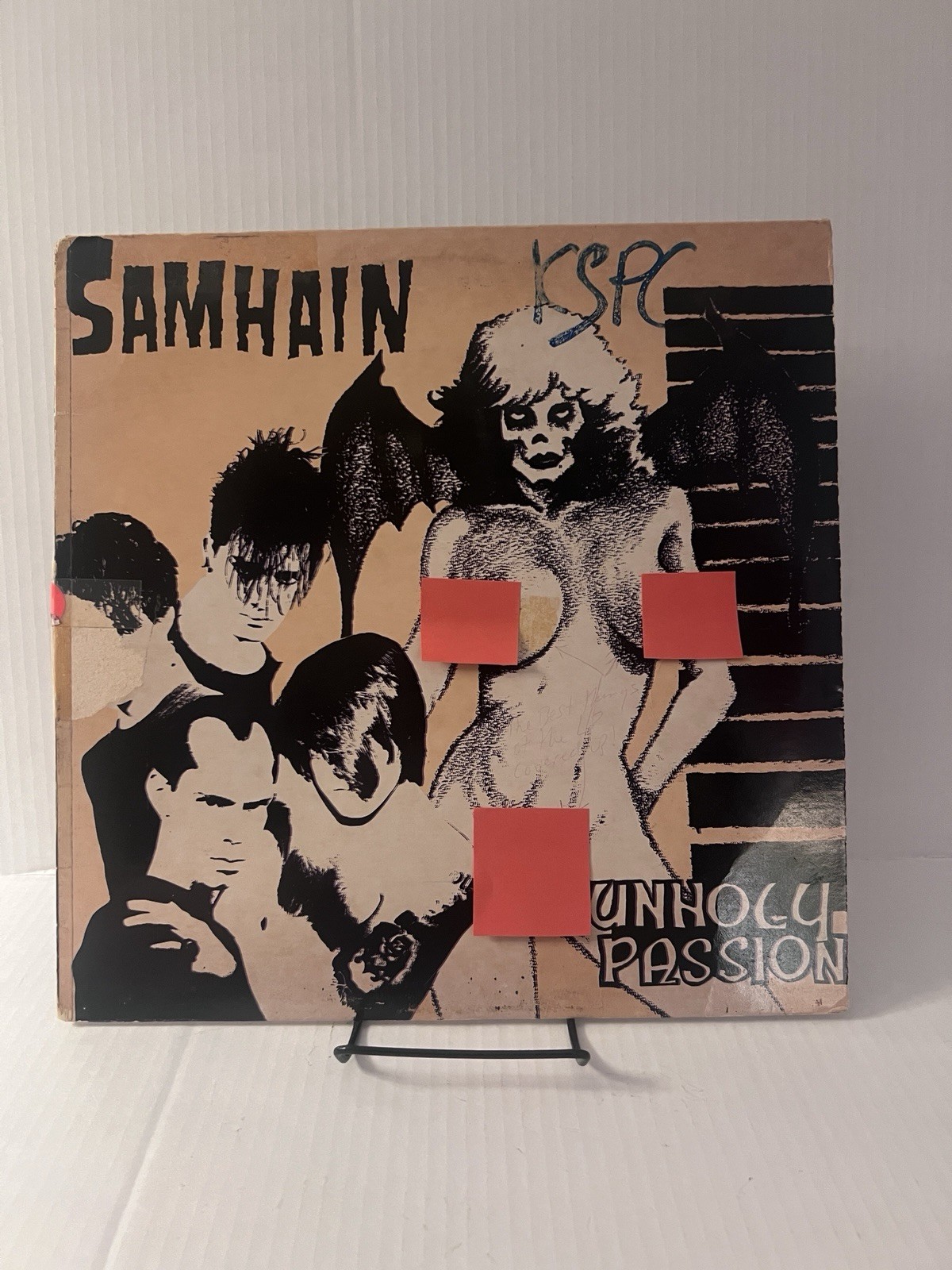 Samhain Unholy Passion (1985 1st Press, Tan Cover, Plan 9, Danzig, Misfits)