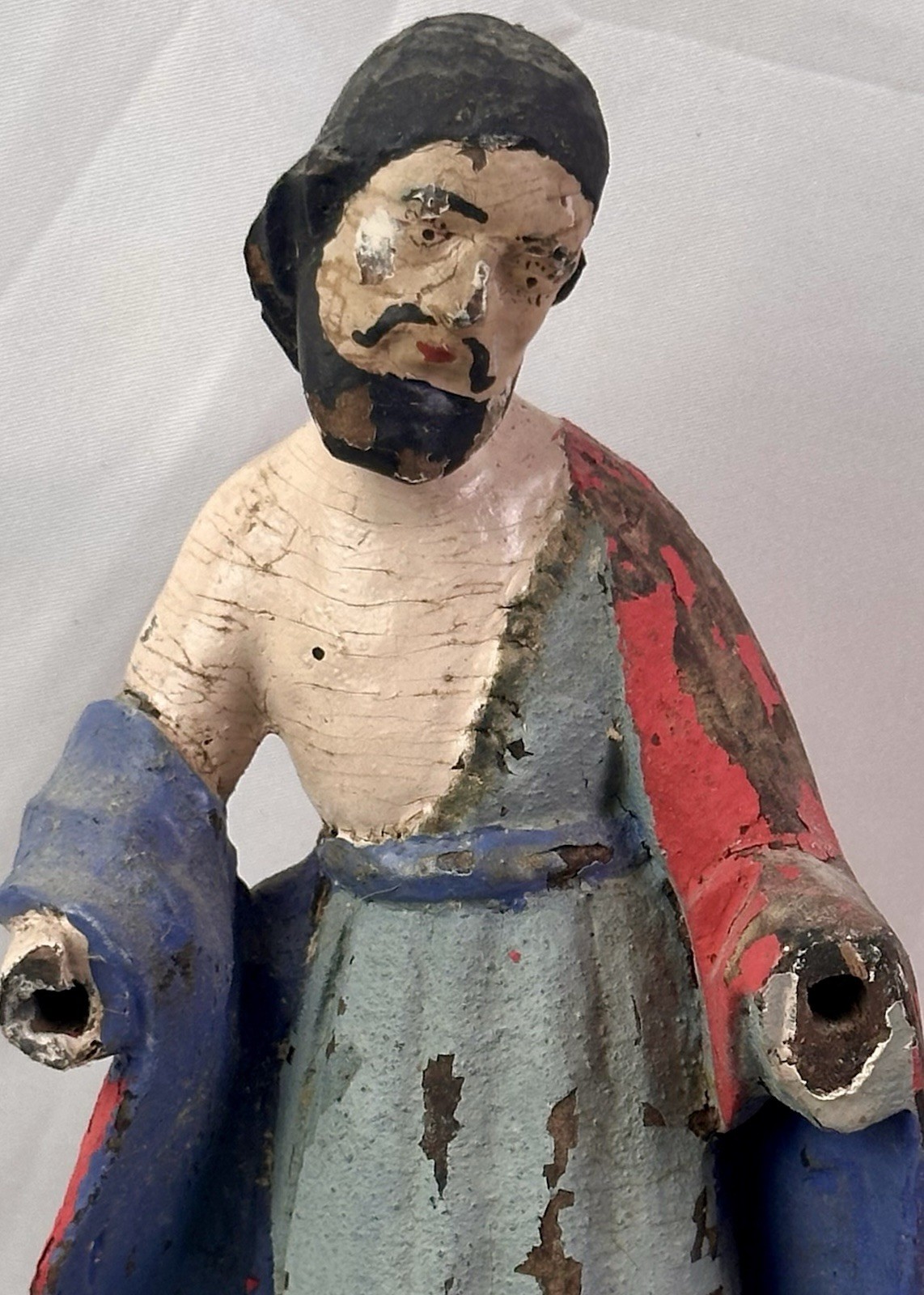 Late 1880’s Carved Religious Santos , Christian Art, Retablo Late 1880’s Carved Religious Santos , Christian Art, Retablo