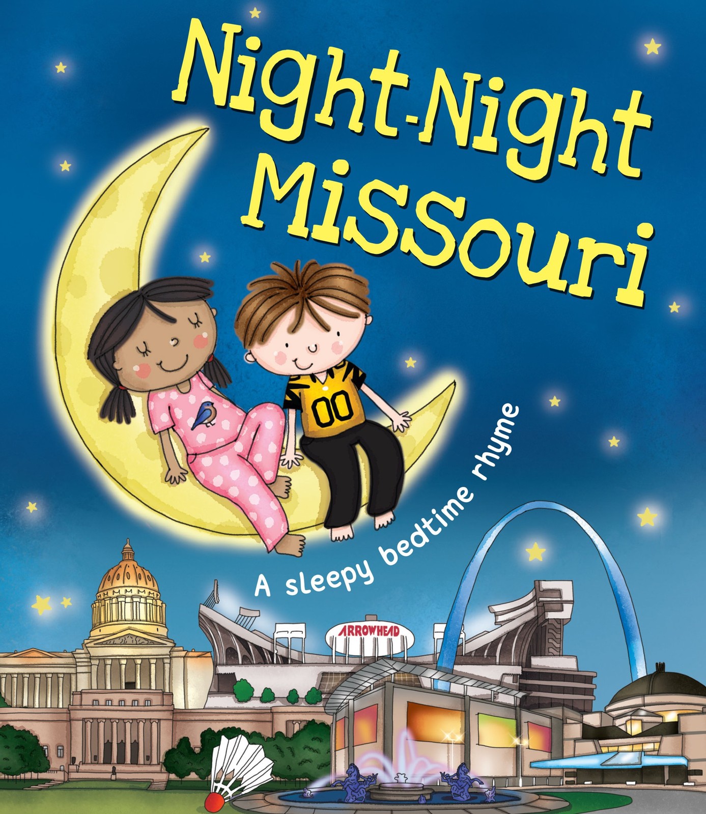 Night-Night Missouri: A Bedtime Board Book of Missouri Landmarks