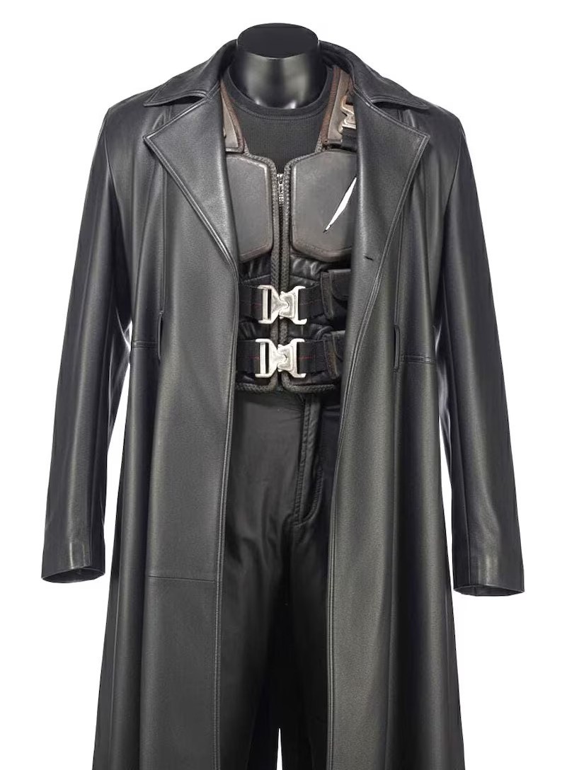 Blade Wesley Snipes Costume Mens PU Leather Cosplay Vampire Hunter Halloween
