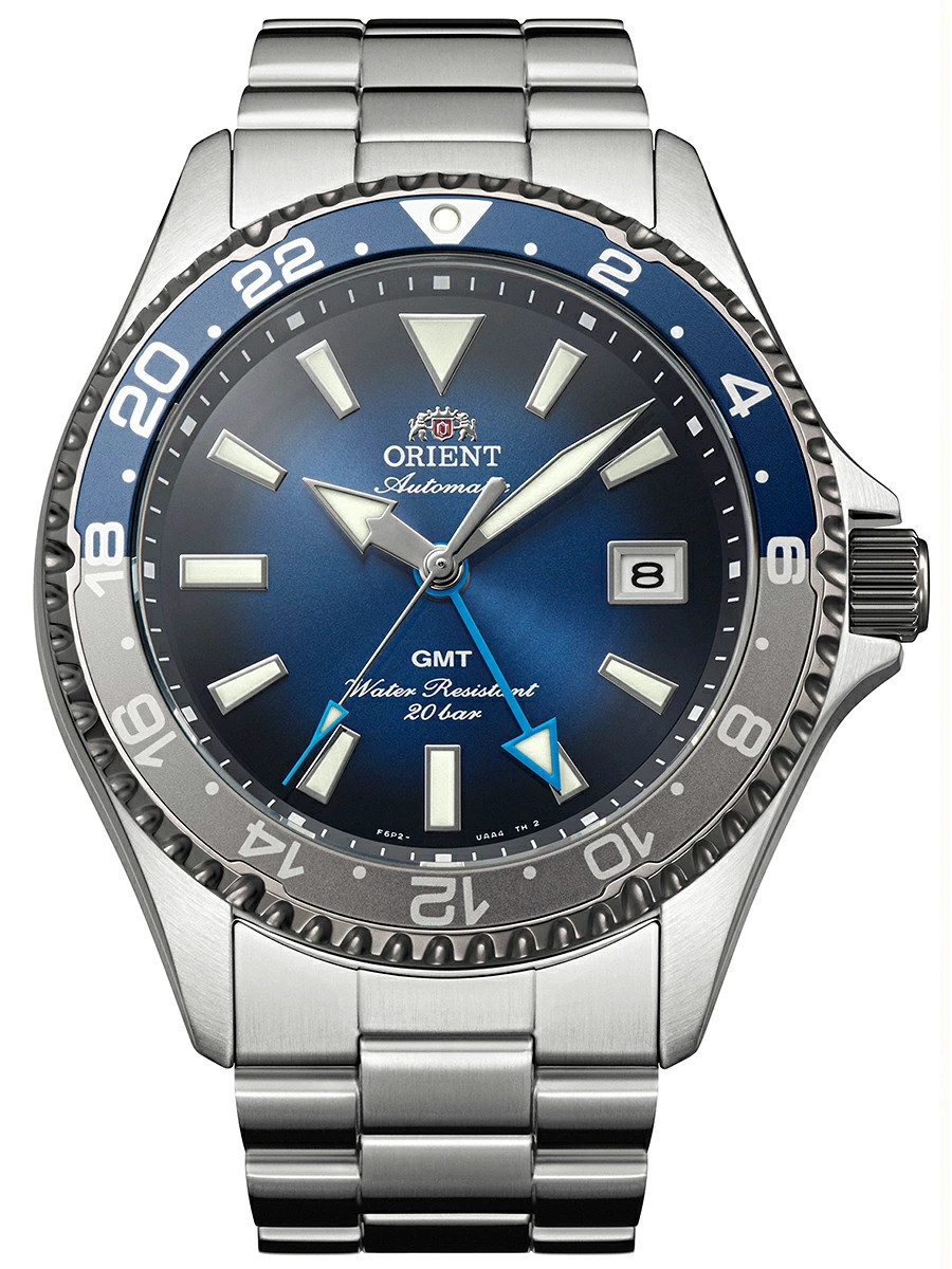 PRESALE Orient Mako GMT RN-BC0005L Blue Gradient Limited Edition Watch Japan ZJP