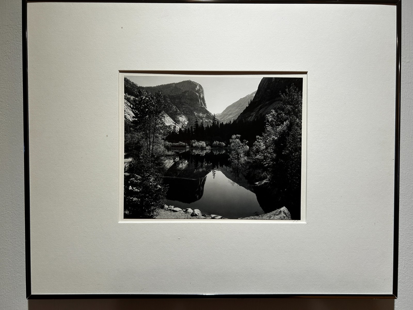 Ansel Adams SIGNED Lifetime Special Edition Gelatin Silver Print Morning Merced