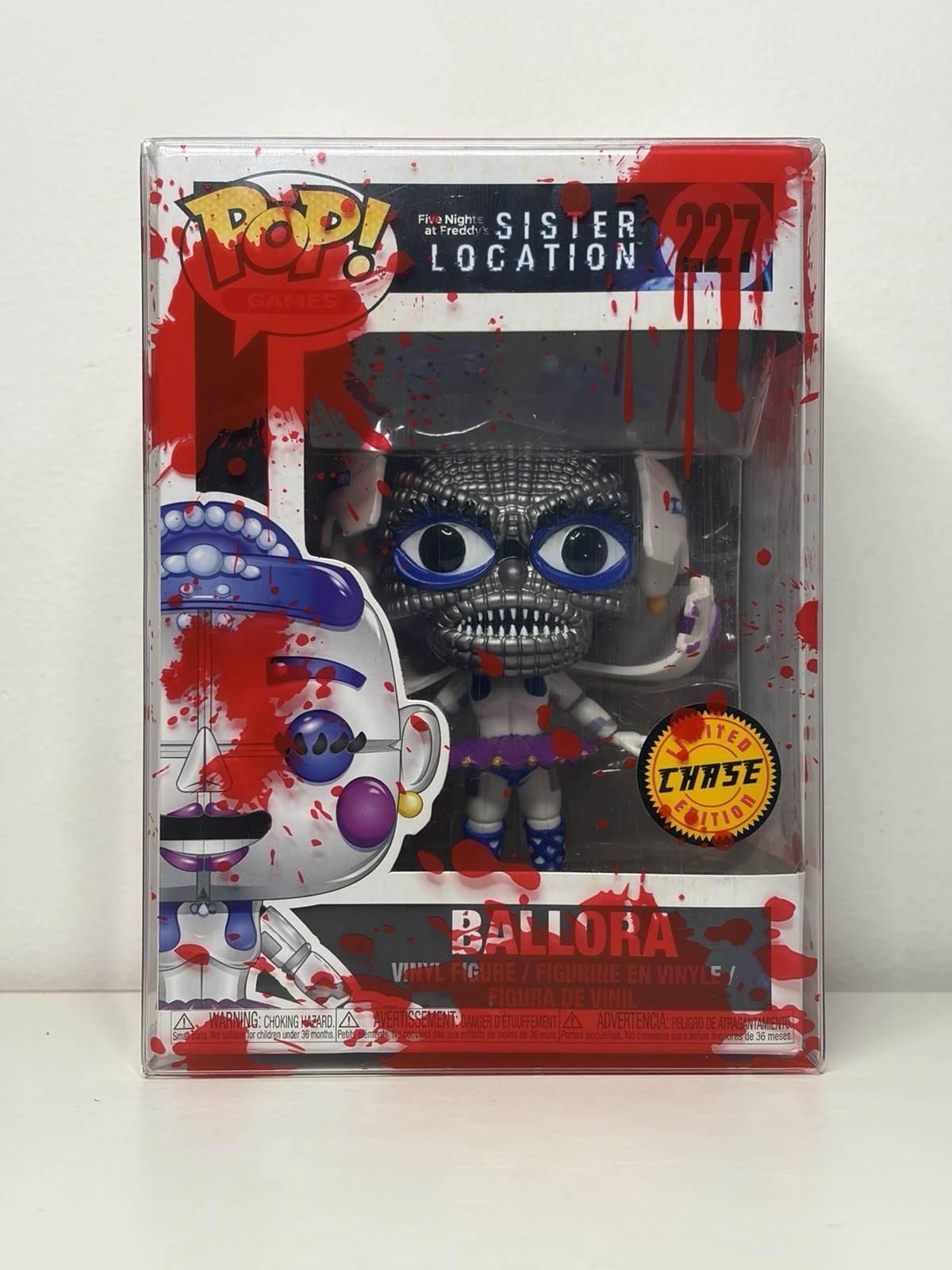 Funko Five Nights At Freddy’s-Ballora #227 Chase🩸+Blood Splatter Protector🩸