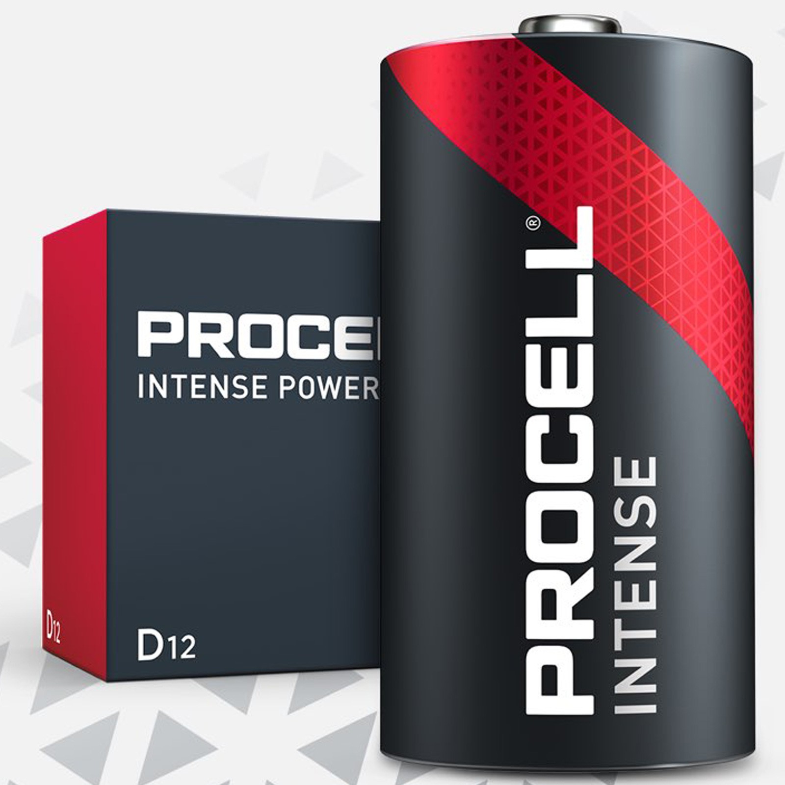 12pc Duracell PROCELL Intense Power PX1300 1.5V D High Performance Alkaline