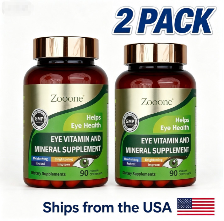 2x Zooone-Lutein Vitamins containing Zeaxanthin to Help Maintain Eye Health 90