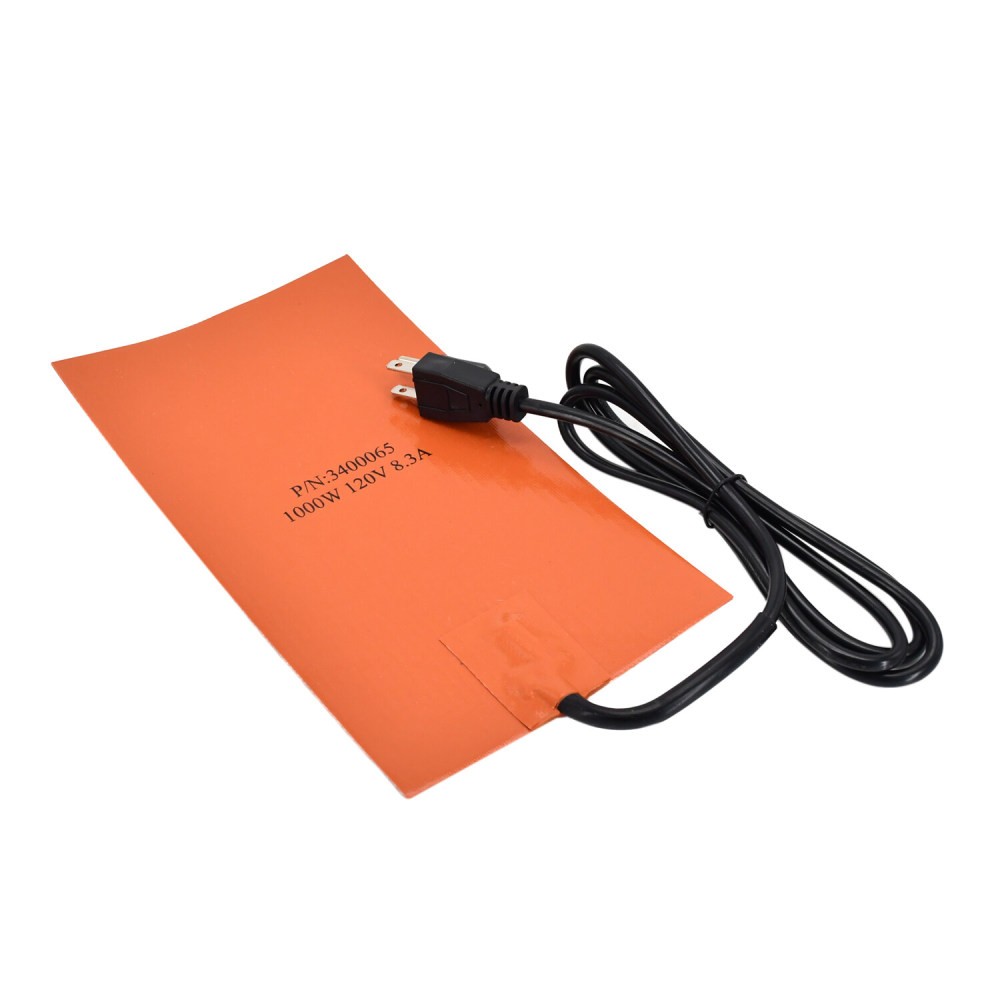 3400065 Silicone Pad Heater 120V 1000W Replace Zerostart Engine Oil Pan 6x10.75