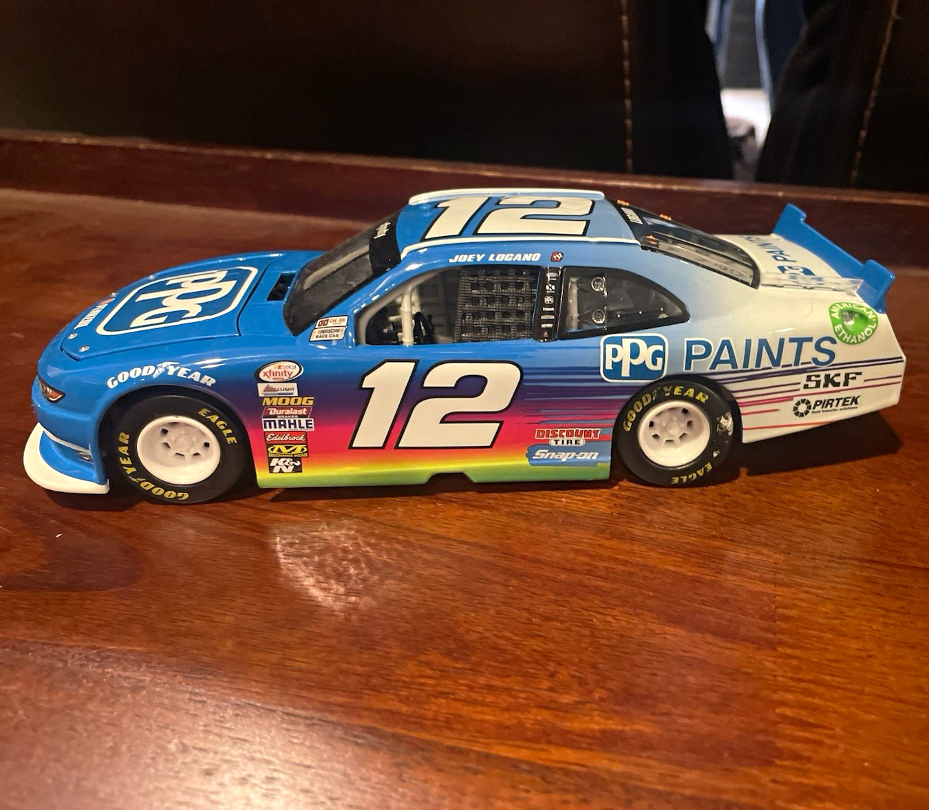 RARE Joey Logano #12 PPG Paints NASCAR Diecast Stock Car *Mint Condition