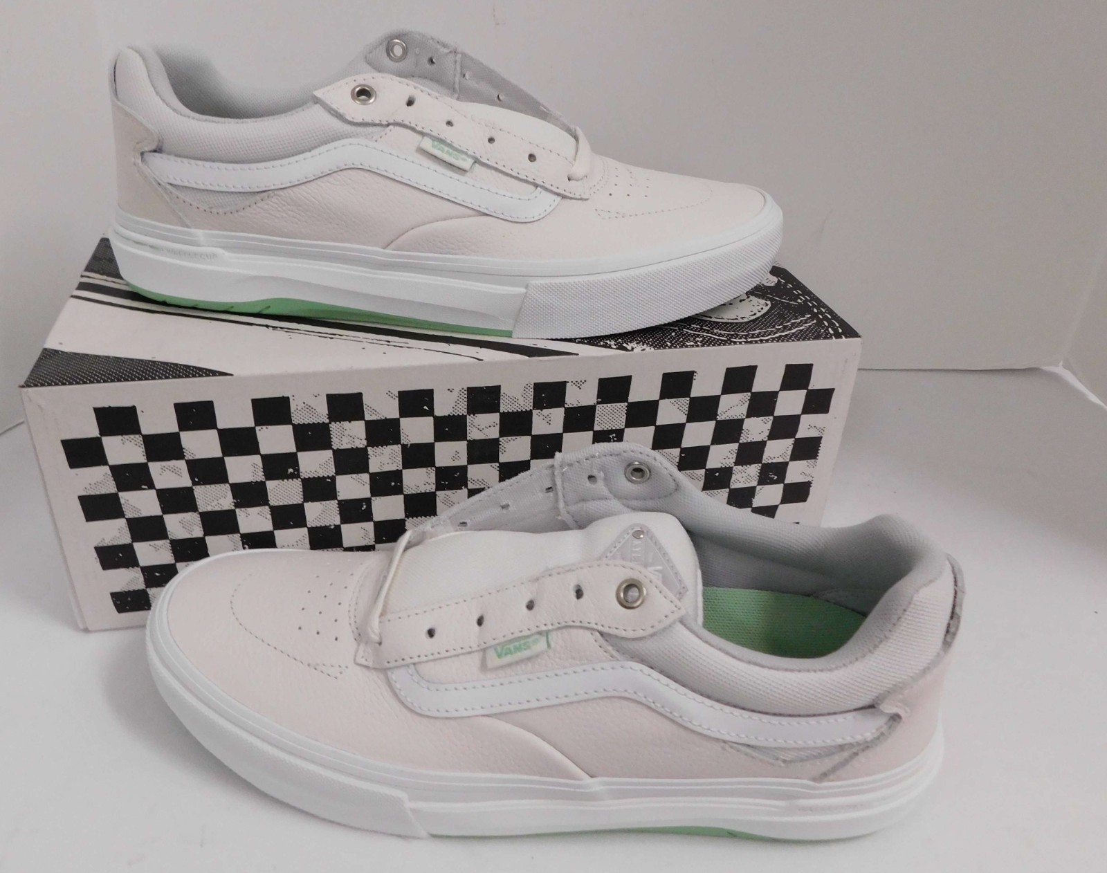 NEW VANS KYLE WALKER WAFFLECUP WHITE SIZE 10 NWB