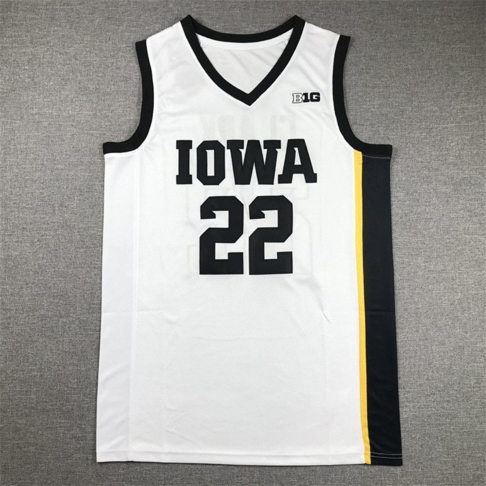 Caitlin Clark #22 Iowa Printed Basketball Jersey--