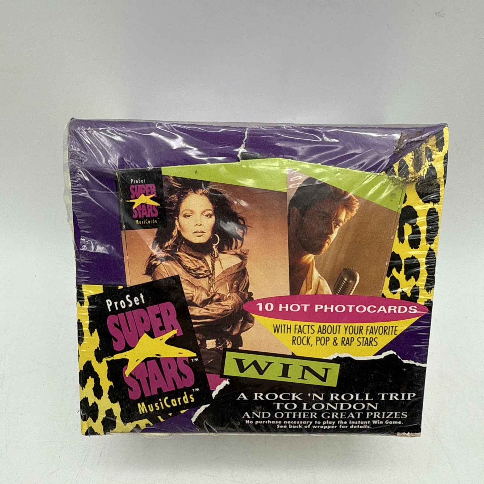 1991 Pro Set Super Stars MusiCards Factory Sealed  36 Pack Box