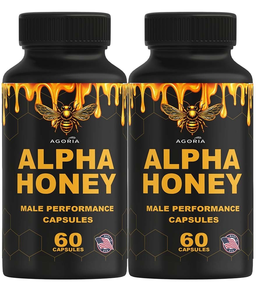 ( 2 Pack ) Alpha Honey Male Performance Capsules, AlphaHoney Capsules Supplement