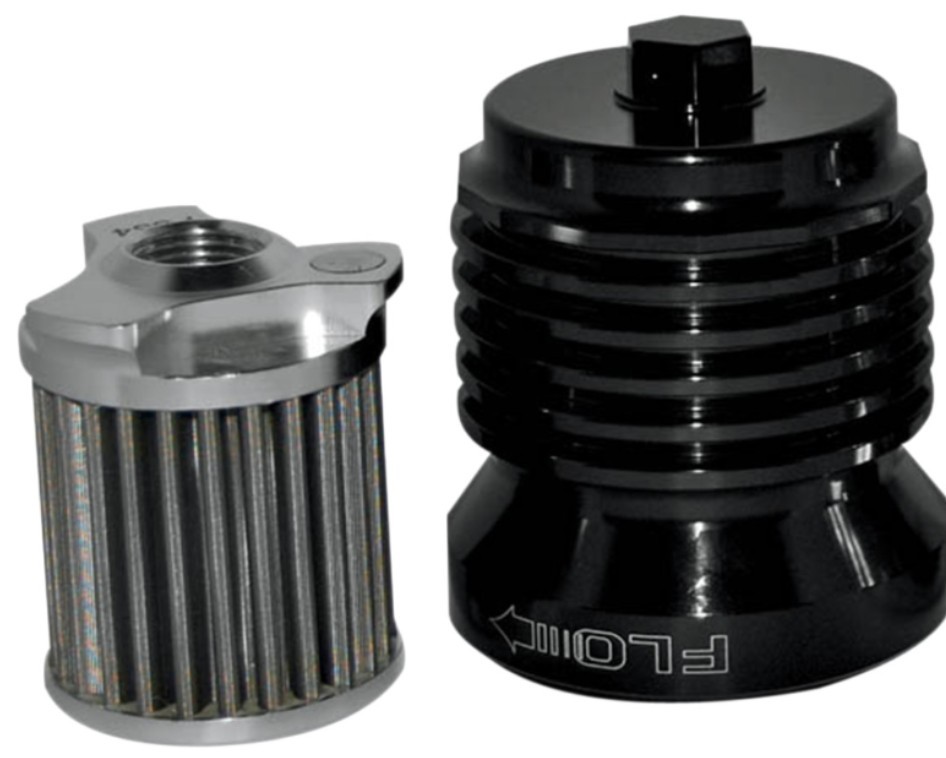 PC Racing FLO Spin On Stainless Oil Filter Black PCS4B for 86-25 Harley Davidson PC Racing FLO Spin On Stainless Oil Filter Black PCS4B for 86-25 Harley Davidson