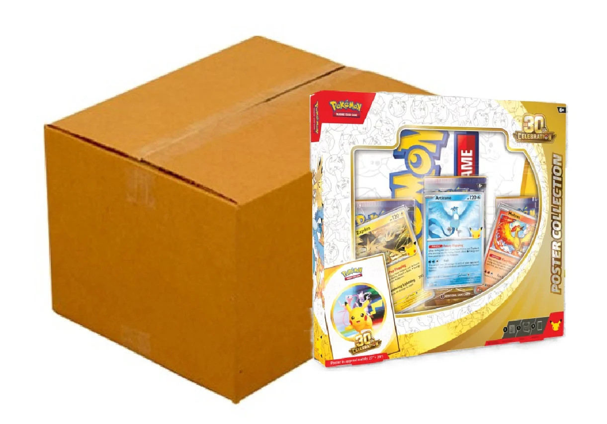 SEALED CASE 6x Pokemon 30th Celebration Poster Collection ME5.5 SEALED CASE 6x Pokemon 30th Celebration Poster Collection ME5.5