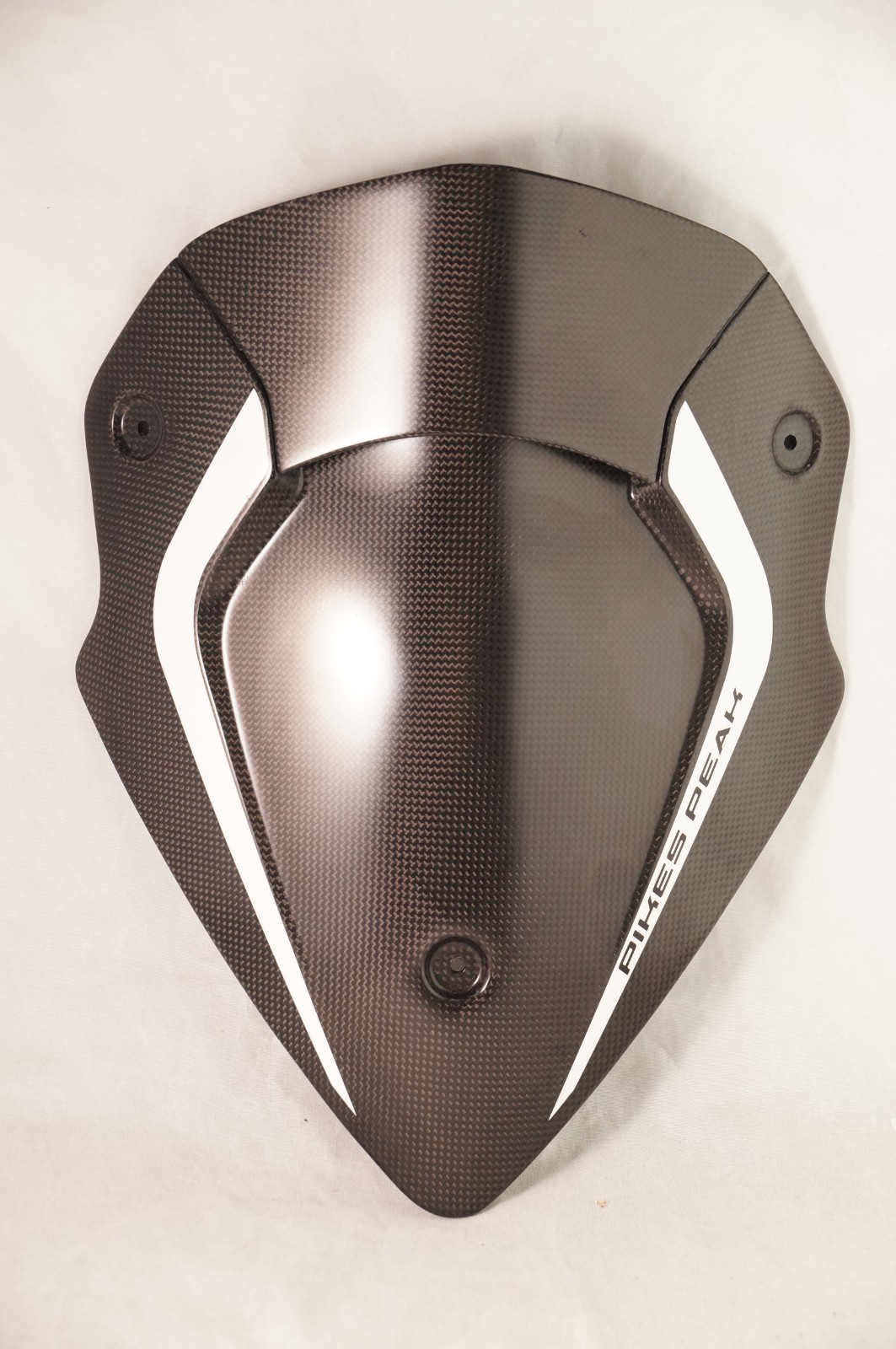 Ducati Multistrada OEM Pike\'s Peak Carbon Windscreen 487P0862AG