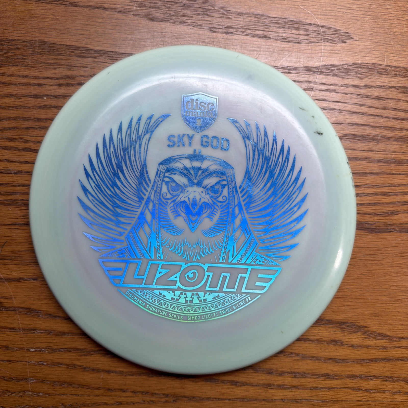 Discmania Sky God Swirl S-Line P2 Simon Lizotte Signature Series 176g ink