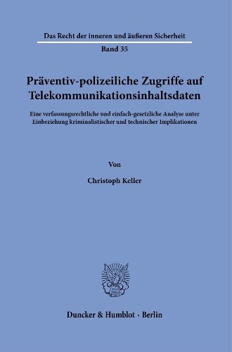 Christoph Kelle Präventiv-polizeiliche Zugriffe auf Telek (Hardback) (UK IMPORT)