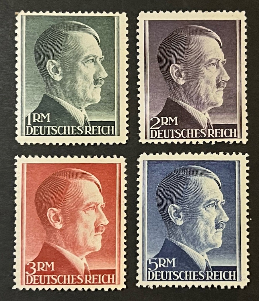 Travelstamps: 1942 Germany WWII Stamps Scott #524-527 Set of 4 - Mint MNH OG