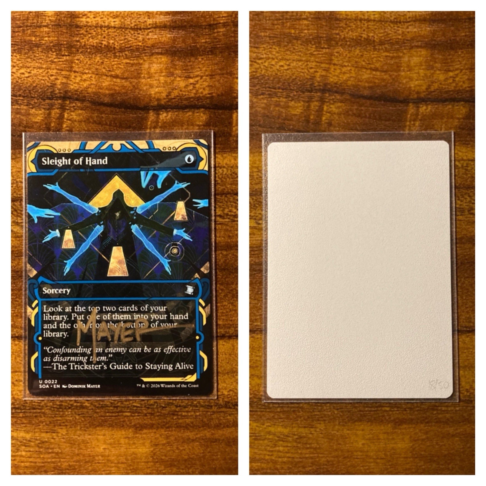 MTG✨Signed SLEIGHT OF HAND Artist Proof✨SOA SECRETS OF STRIXHAVEN MINT D. Mayer