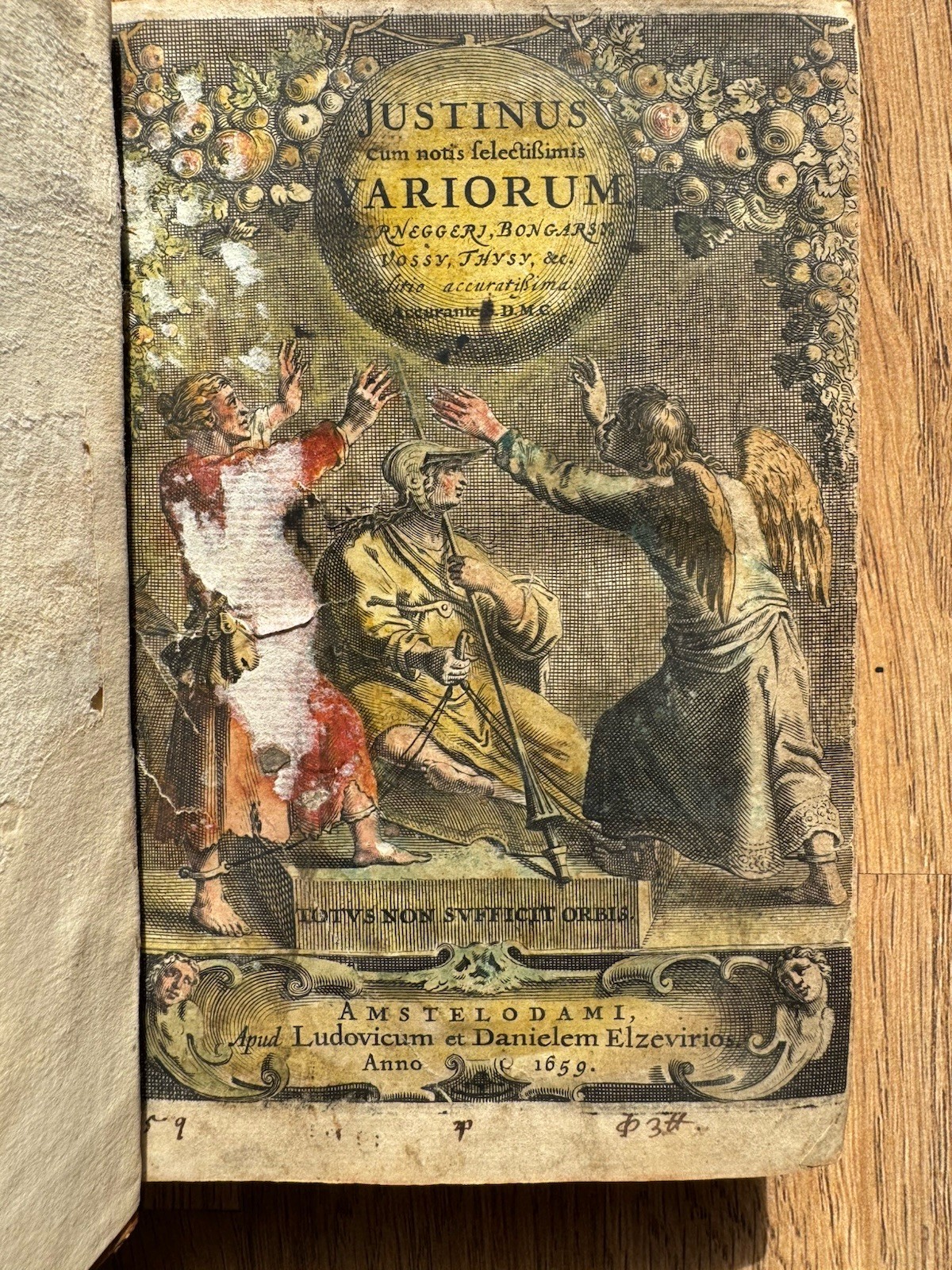 Rare Book Americana - Justinus Historiarum Variorum 1659 **Famous Owner** Rare Book Americana - Justinus Historiarum Variorum 1659 **Famous Owner**