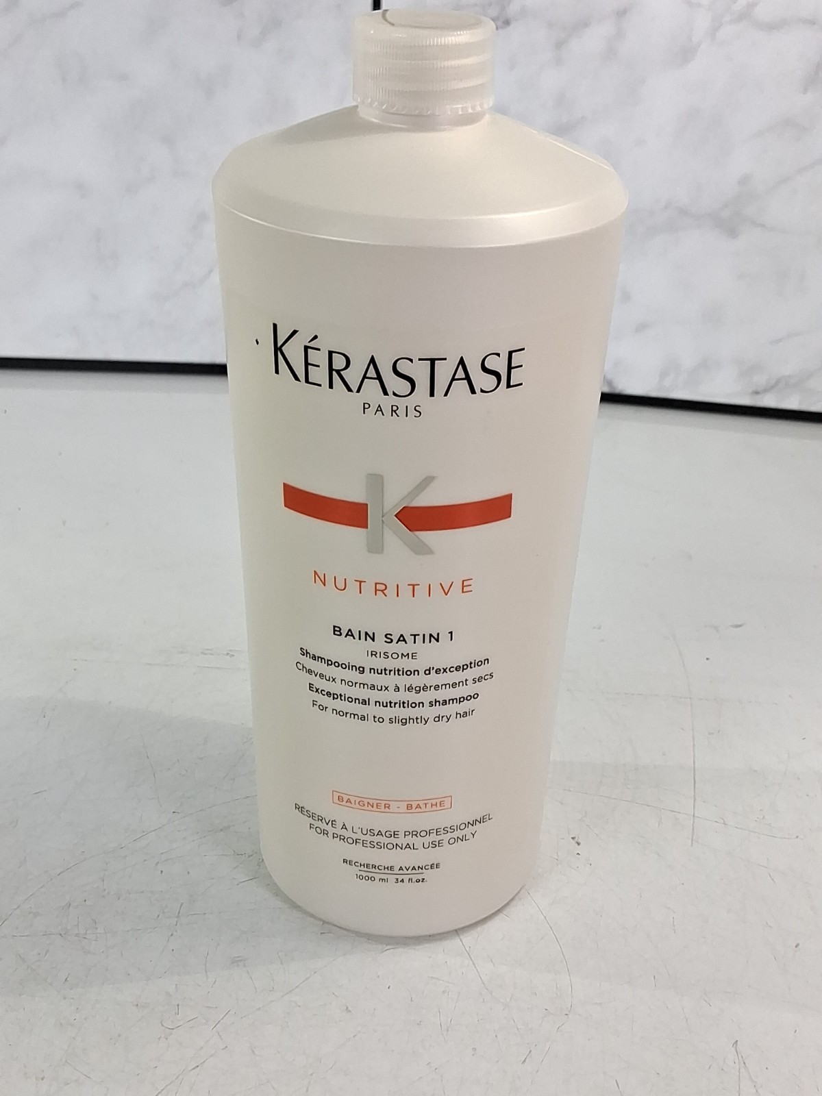 Kerastase Paris Nutritive Bain Satin 1 Shampoo for Unisex - 34 Fl Oz