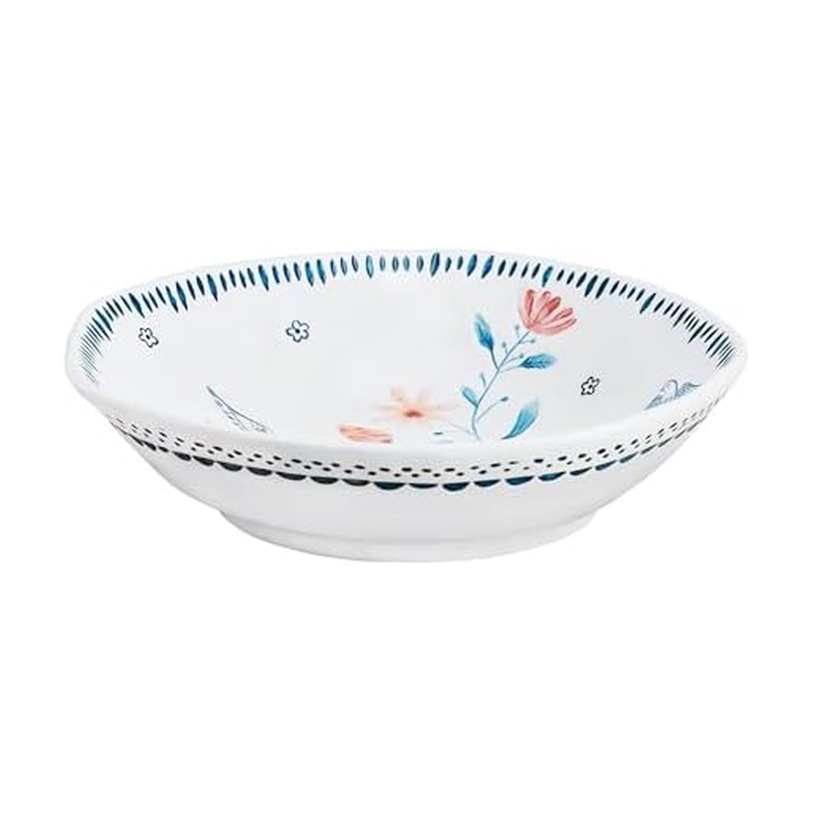 Fitz & Floyd Gracie Serving Bowl, White, 10 Inch Fitz & Floyd Gracie Serving Bowl, White, 10 Inch