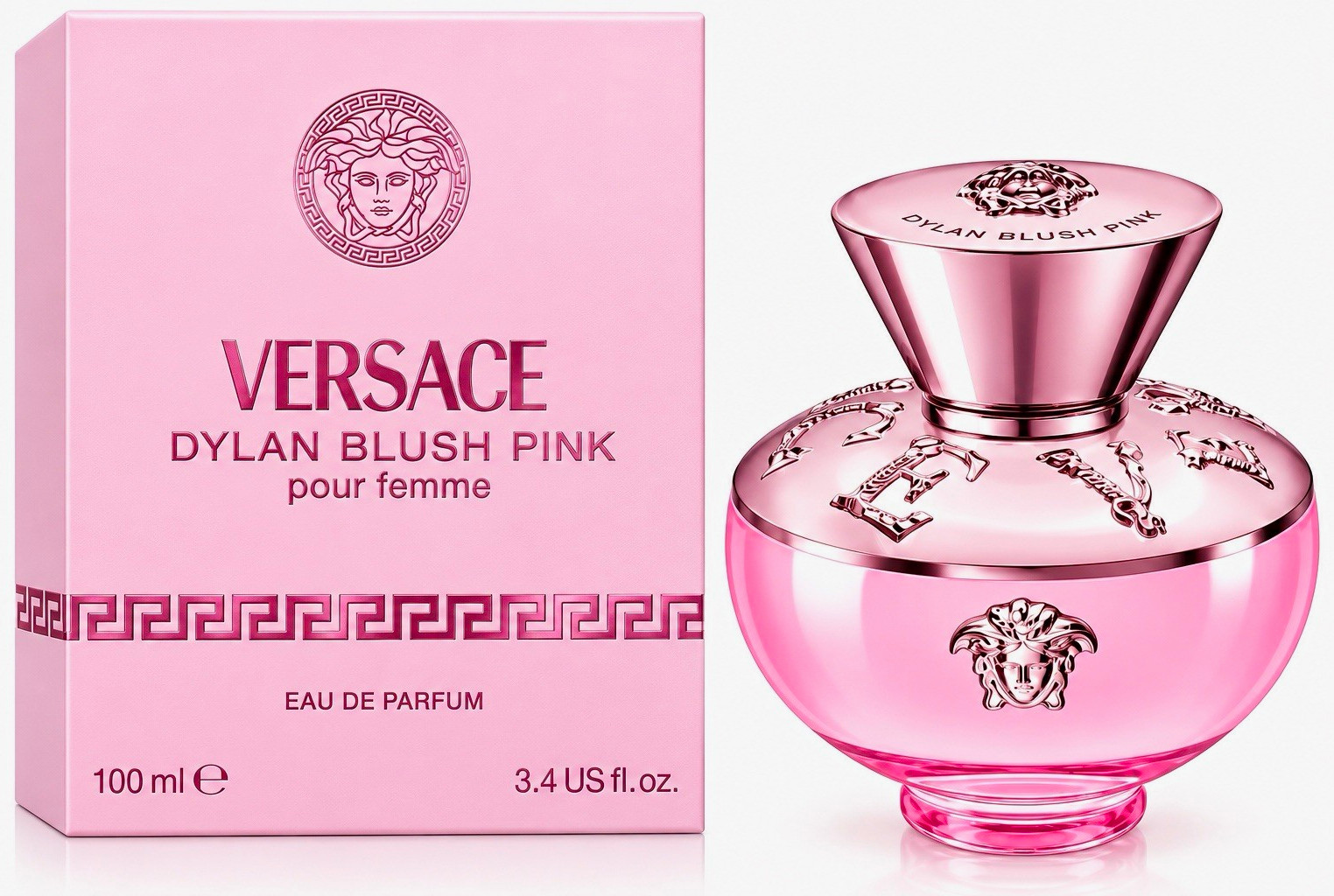 Versace Dylan Blush Pink Eau de Parfum Spray Women\'s, 3.4 fl oz New Sealed