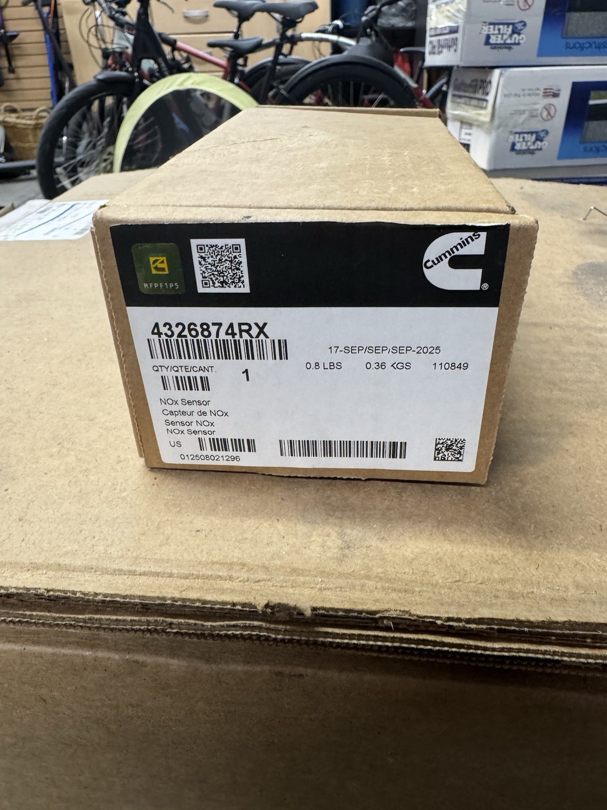 Genuine Cummins 4326874RX Outlet Nox Sensor *NO CORE CHARGE* Genuine Cummins 4326874RX Outlet Nox Sensor *NO CORE CHARGE*