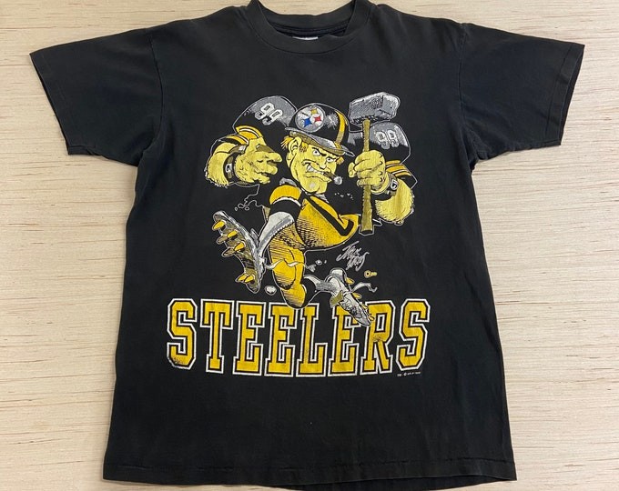 Remake 1988 Pittsburgh Steelers Caricature NFL Graphic T-shirt Unisex HN8347