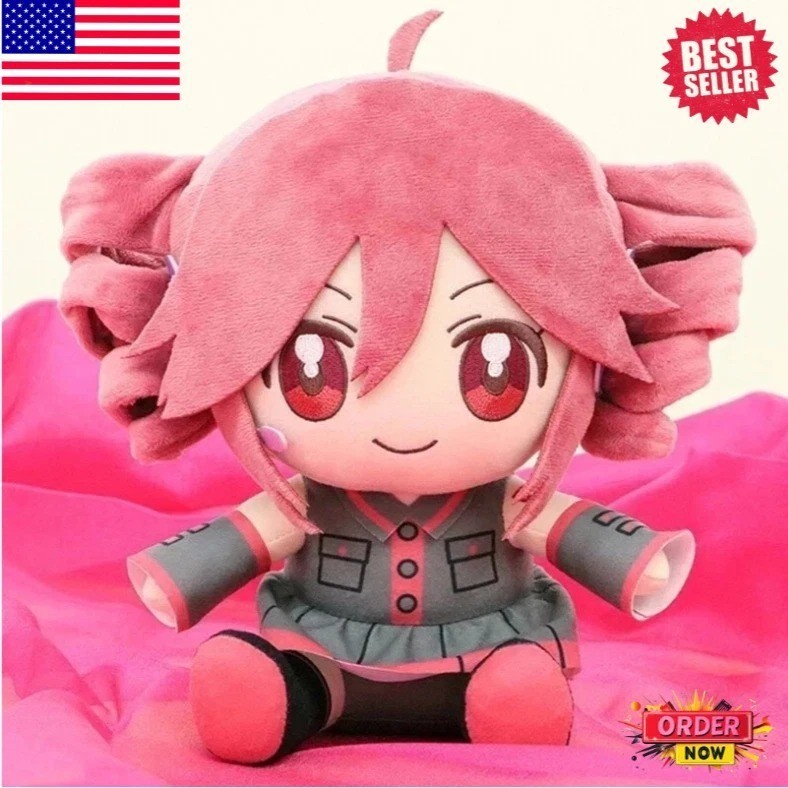 New Kasane Teto Nuipurike Osuwari Plush Doll Mascot Toy 9 Inch High Cute Gift US New Kasane Teto Nuipurike Osuwari Plush Doll Mascot Toy 9 Inch High Cute Gift US