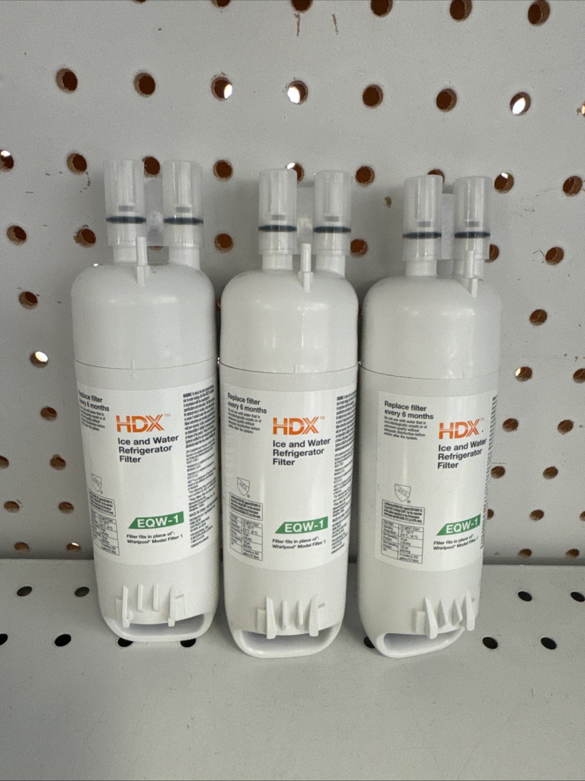 3 HDX EQW-1 Refrigerator Water Filter 1010 871 993 No Box 3 HDX EQW-1 Refrigerator Water Filter 1010 871 993 No Box