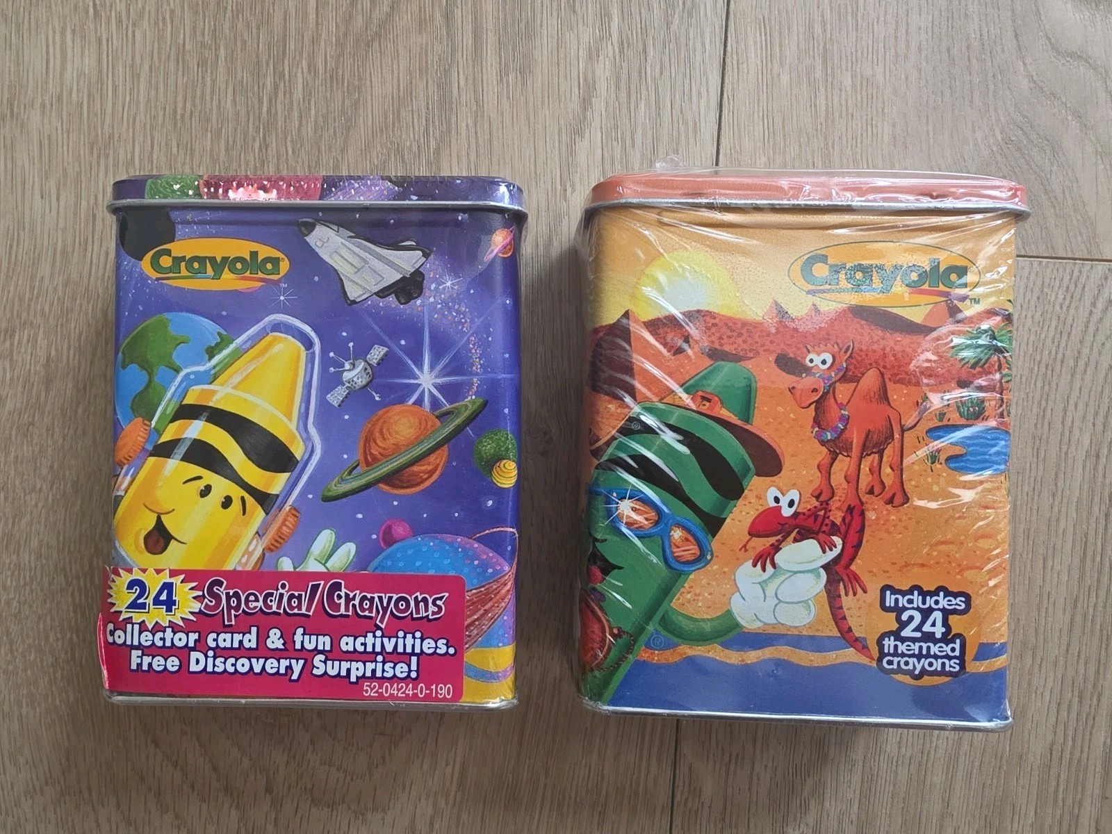 NEW 24 Crayola Crayons Limited Edition Discovery #5 Desert Oasis # 3 Space Walk NEW 24 Crayola Crayons Limited Edition Discovery #5 Desert Oasis # 3 Space Walk
