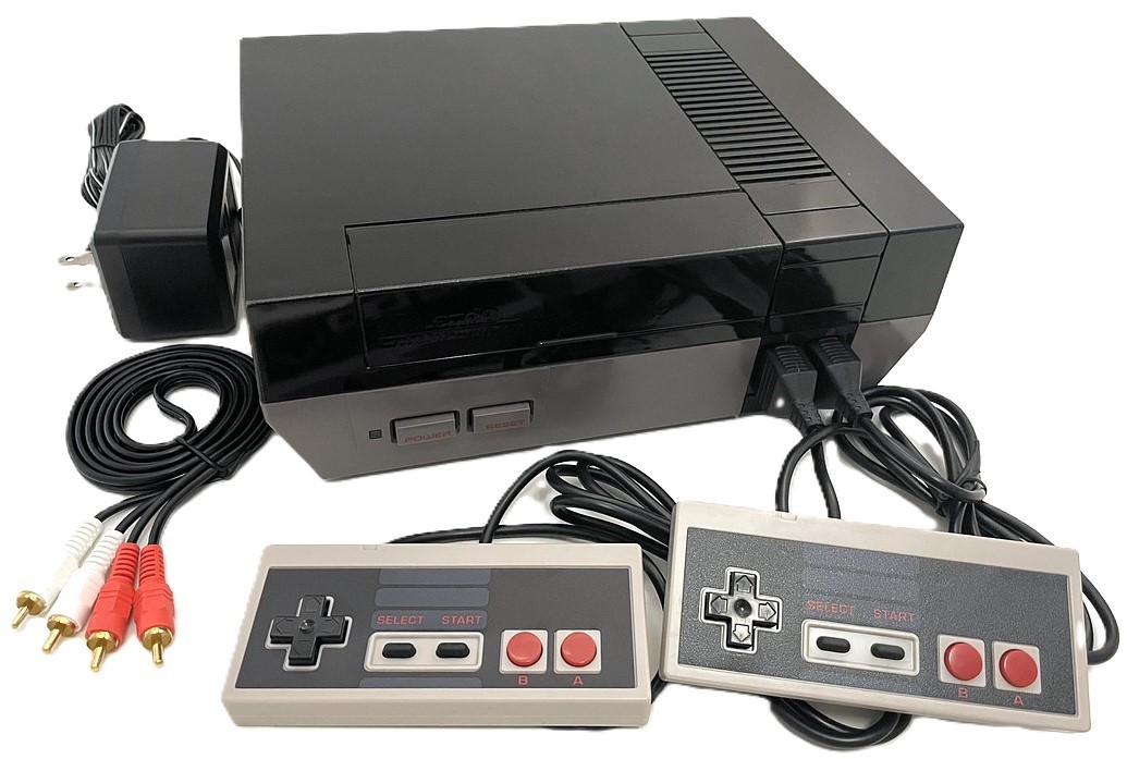 BLACK EDITION Nintendo Entertainment System NES Video Game Console Bundle Set BLACK EDITION Nintendo Entertainment System NES Video Game Console Bundle Set
