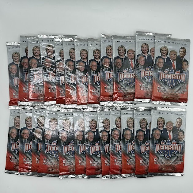 24x 2016 Decision 2016 Election Political Packs 6 cards Trump Signature? 24x 2016 Decision 2016 Election Political Packs 6 cards Trump Signature?
