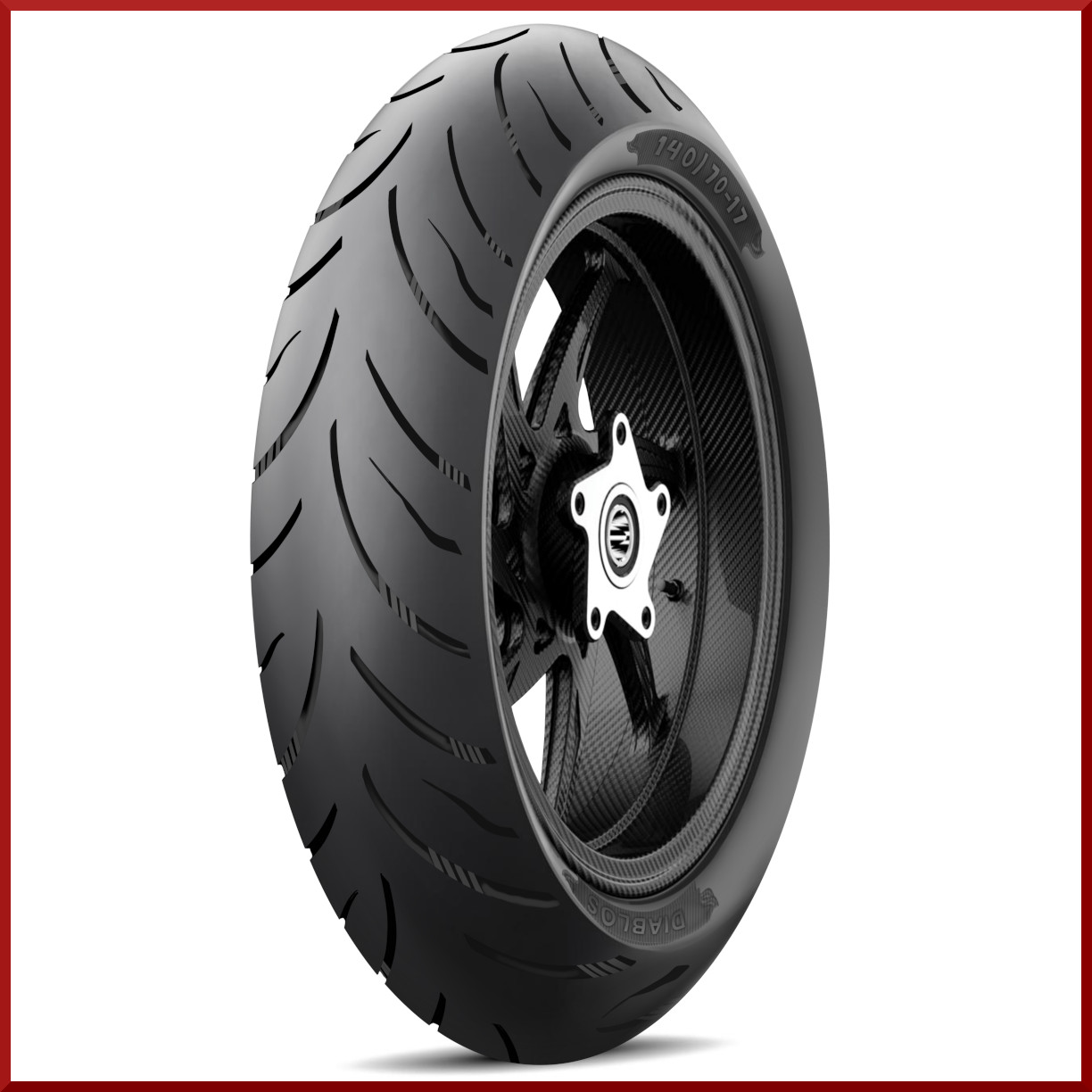 Roadmax Rear 140/70-17 (75H) Motorcycle Tire for BMW KTM Honda Yamaha Harley etc