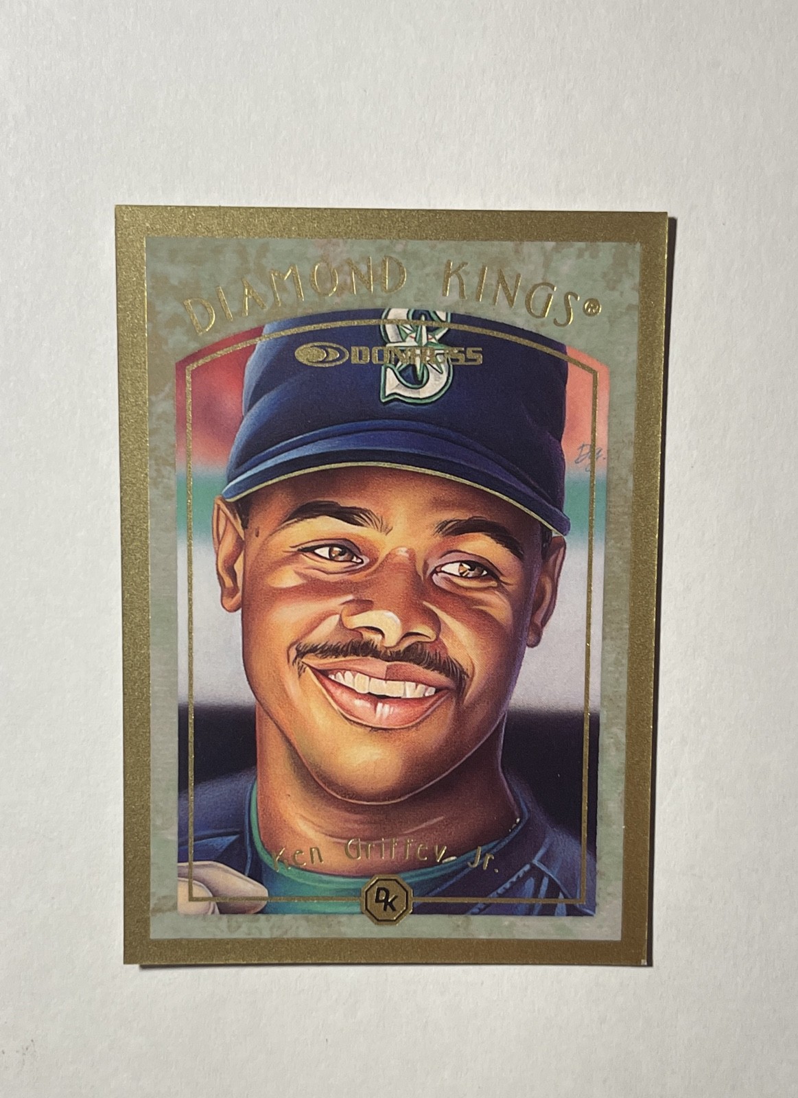 1997 Donruss - Diamond Kings Ken Griffey Jr #1 Canvas /10000