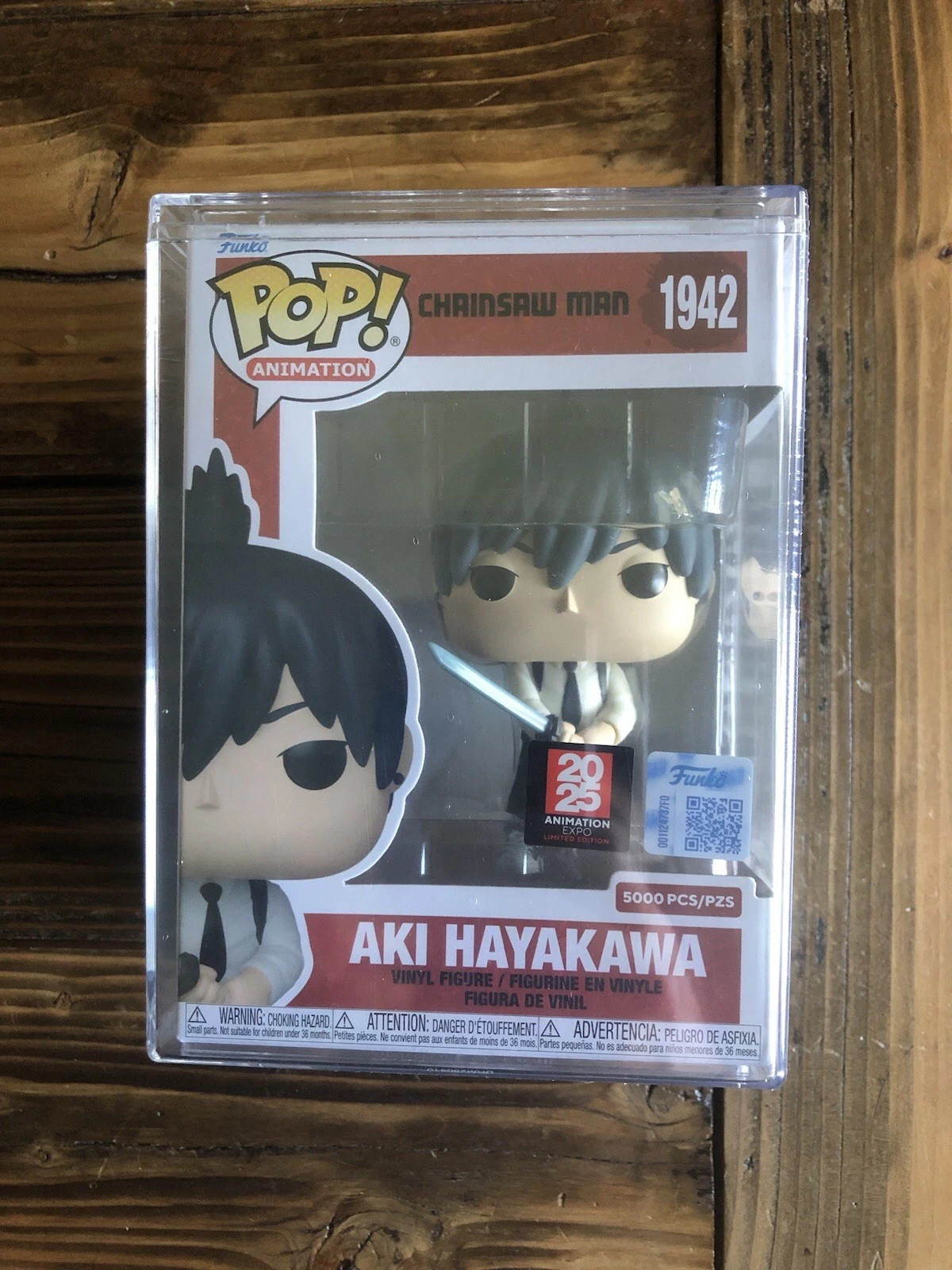 Funko Pop Chainsaw Man Aki Hayakawa 2025 Anime Expo 5000 Pieces (Sealed) #1942 Funko Pop Chainsaw Man Aki Hayakawa 2025 Anime Expo 5000 Pieces (Sealed) #1942