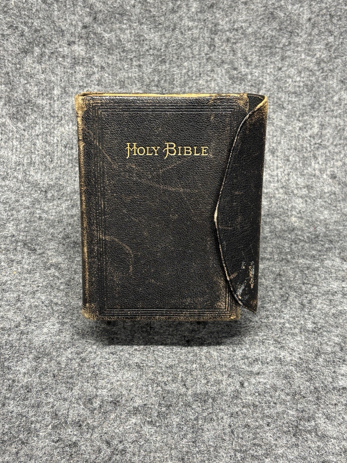 Antique 1893 Holy Bible American Bible Society Pocket Reference Edition Old New