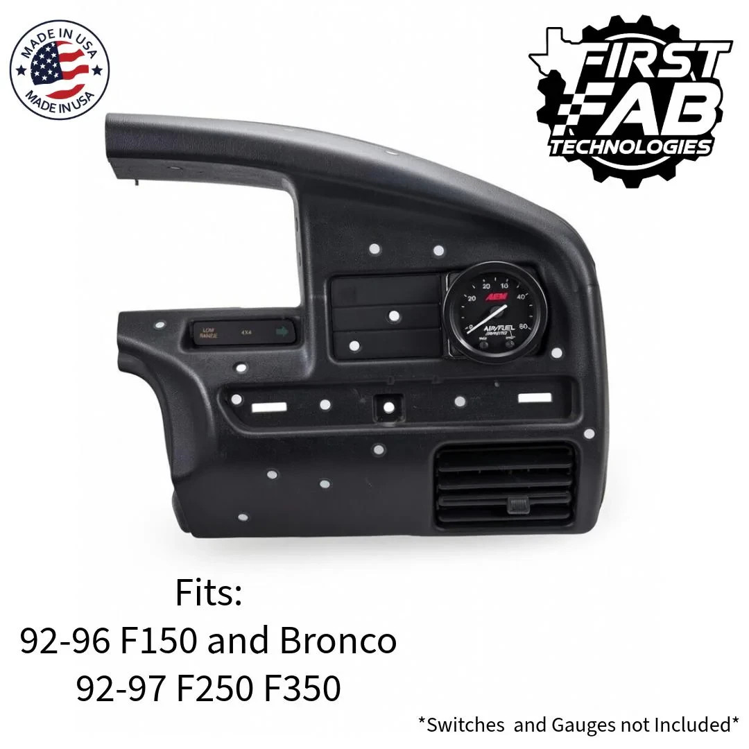 92-96 OBS Ford F-150 F-250 F-350 Dash Gauge Mount Pod