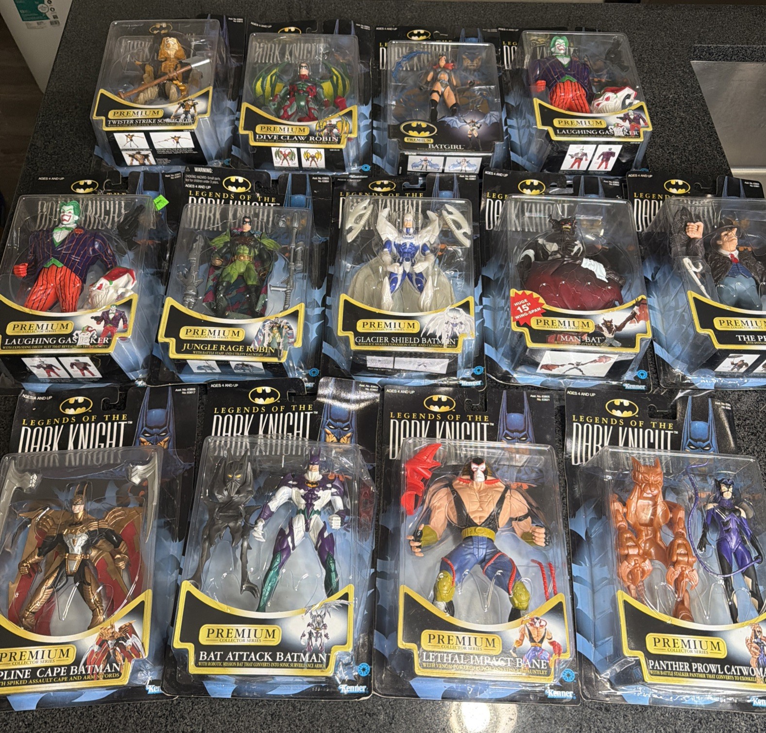 Kenner Legends Of The Dark Knight Lot of 13 Action Figures Kenner Legends Of The Dark Knight Lot of 13 Action Figures