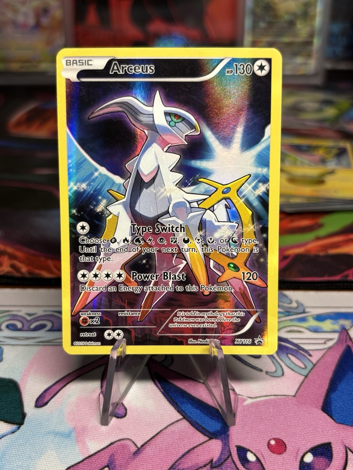 Pokemon TCG Arceus XY116 XY Promo Holo English 2016 130 MP