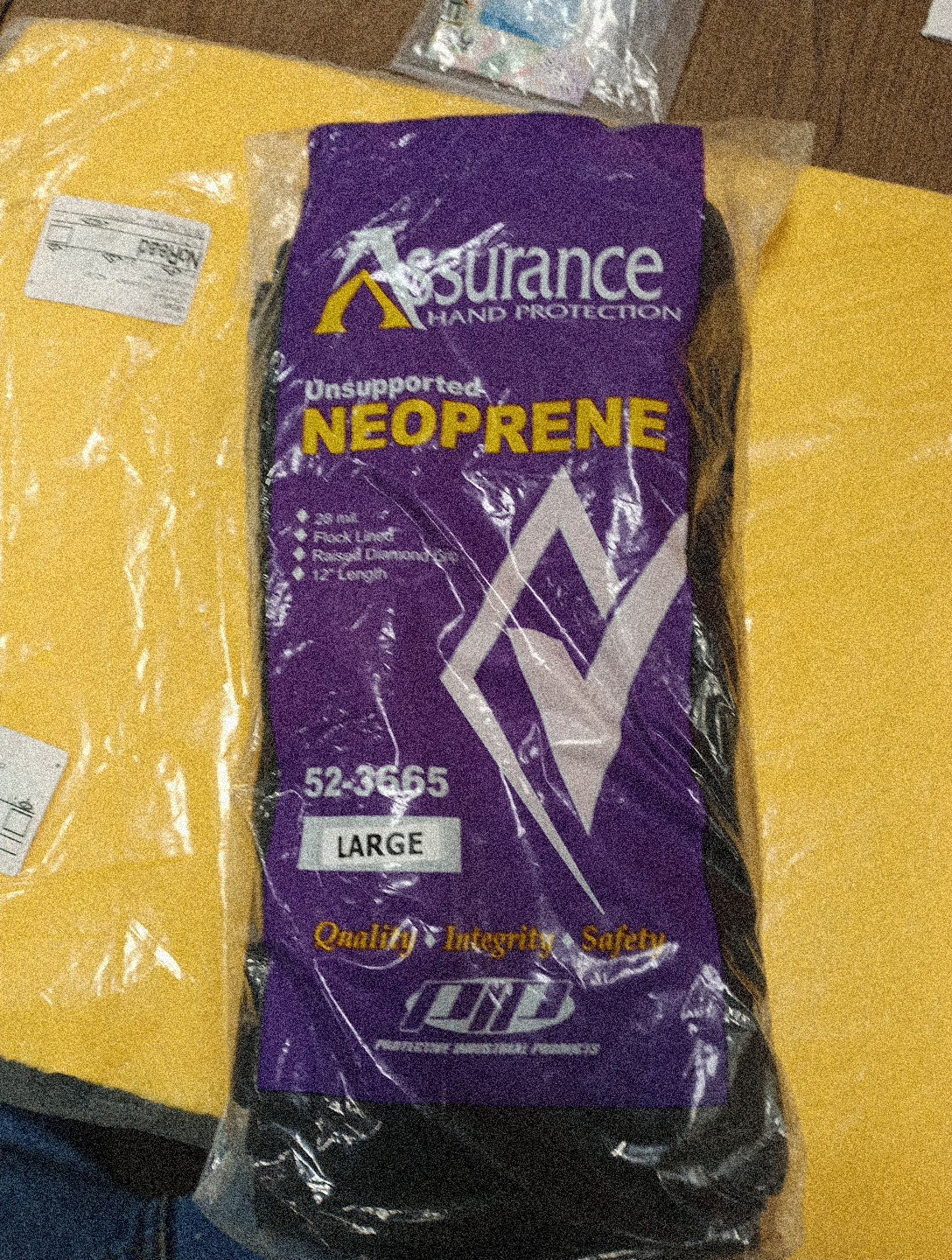 PIP Assurance 52-3665 Chemical Resistant Flock Lined L 12PK, 1054 PIP Assurance 52-3665 Chemical Resistant Flock Lined L 12PK, 1054