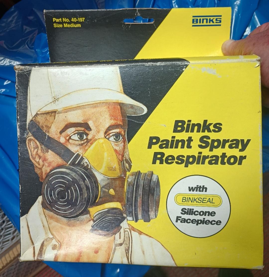 vintage Binks paint spray respirator part # 40-917 / NIB NEW vintage Binks paint spray respirator part # 40-917 / NIB NEW