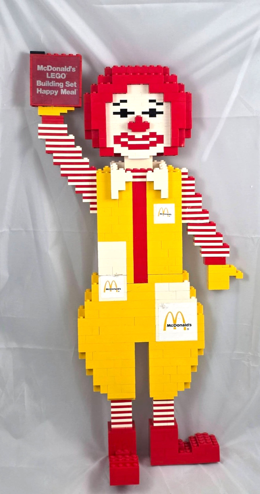Rare Ronald McDonald 1980's Managers Lego Happy Meal Display READ