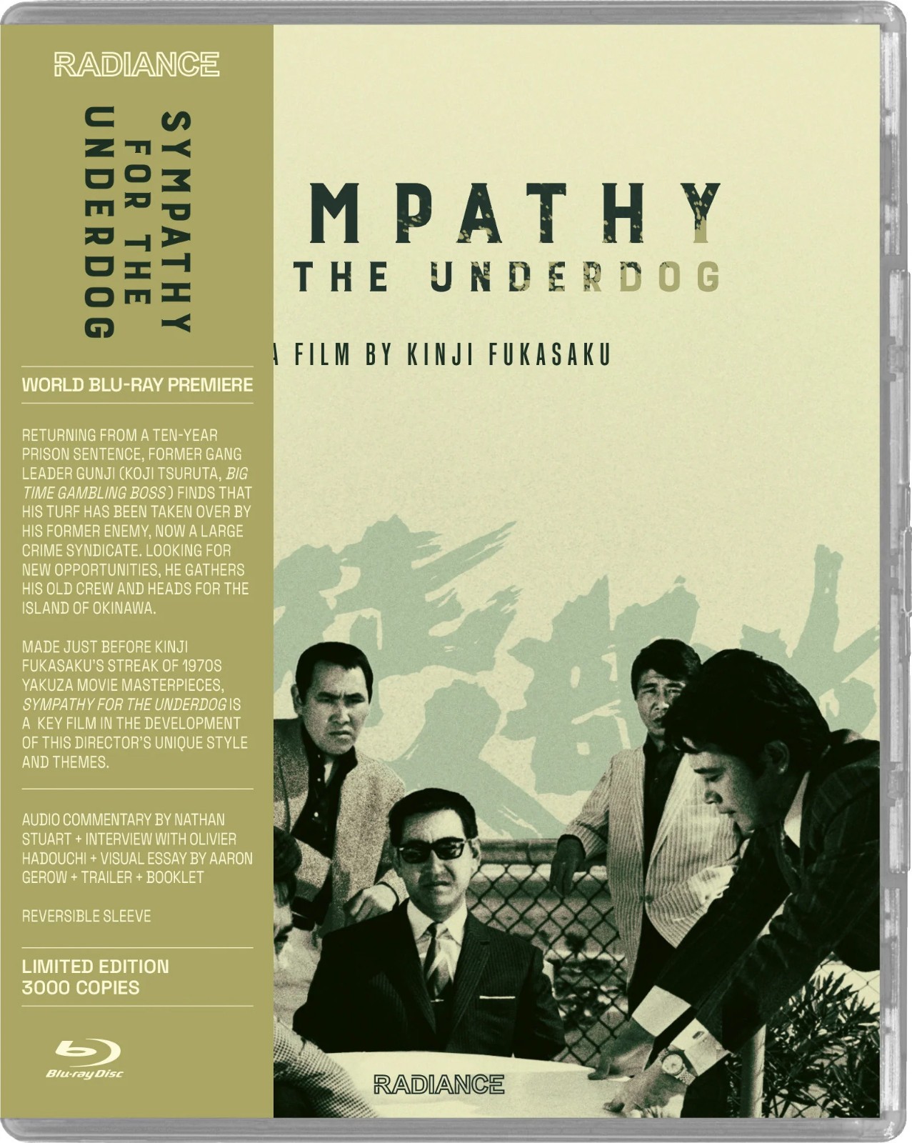 Sympathy for the Underdog (1971) Radiance Films Limited Edition Blu-ray - OOP US Sympathy for the Underdog (1971) Radiance Films Limited Edition Blu-ray - OOP US